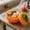 Orange, variant on Cififendec Thanksgiving Pumpkin Shaped Glass Candy Jar with Lid, Clear Storage Bowl for Harvest Holiday Dessert Table Arranging, 5.7"×4.72"
