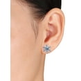 thumbnail image 3 of Everly Women's Topaz Sterling Silver Earrings, 3 of 4