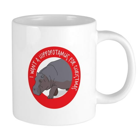 

CafePress - Hippo For Christmas - 20 oz Ceramic Mega Mug