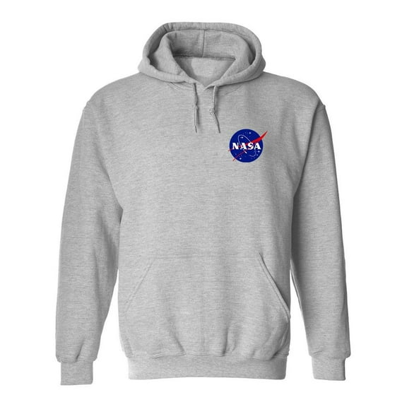 NASA Nasa Logo Graphic Hoodie Men -NASA Designs, Male Large