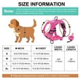 thumbnail image 2 of Pet Artist Step In Dog Harness and Walking Leash Set Reflective Mesh Pet Cat Puppy Chest Strap Vest, 2 of 4
