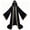 Black, variant on Velvet Hooded Robe Stripe Front Premium Soft Velvet Rich Solid Color Halloween Themed Party Dress Up Costume Adult Men And Women