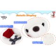 thumbnail image 4 of Oso de peluche HWD 25 cm con peluche de peluche rosa para San Valentín, 4 of 6