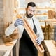 thumbnail image 3 of Kraft Paper Bread Bags with Window 50pcs | Homemade Baguette Storage | Food-Grade Bread Packaging, 3 of 5