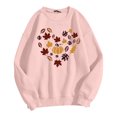 thumbnail image 4 of VBARHMQRT Baseball Mom Chandail en Molleton Mode Automne et Hiver pour Femmes Action de Grâce Thème Lettre Anglaise Haut Imprimé Décontracté Sweat à Capuche, 4 of 4