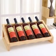 thumbnail image 2 of Bucolic Styles Wooden Wine Rack For Homes Kitchen Pubs Decorations Sturdy Storage Shelf For Wine Bottles Display, 2 of 9