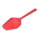 thumbnail image 2 of Pala de hielo de nailon, colador, espumadera con mango, colador de agua de cocina, cuchara rojo, 2 of 7