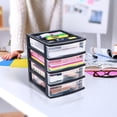 thumbnail image 2 of Organizador de Escritorio y Mostrador Gracious Living con 4 Cajones Negro, 2 of 8
