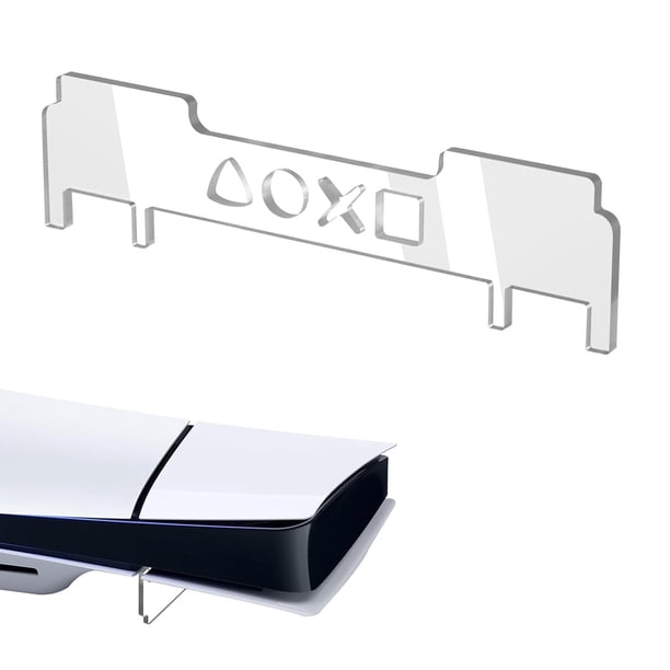 Soporte horizontal para consola PS5 Slim, soporte acrílico transparente para PS 5, accesorios para soporte de refrigeración horizontal, base de refrigeración para consola de videojuegos