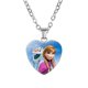 thumbnail image 3 of Collar de princesa de Frozen de Disney para niños, figuras de Anime, princesa Elsa, Anna, colgante de amor, accesorios de joyería, regalo de cumpleaños para niños, 3 of 5