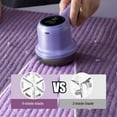 thumbnail image 3 of Rechargeable Fabric Shaver Lint Remover, 2026 New Electric Lint Remover Lint Shaver with Digital Display, 3-Speed Rechargeable with 6 Leaf Blades for Clothes Sweater Fuzz Furniture, 3 of 6