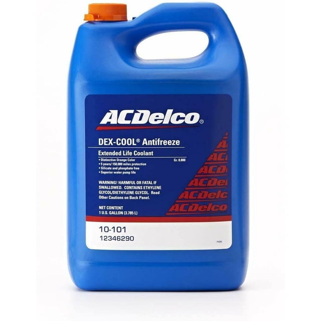 Refrigerante ACDelco 10-101 DEX-COOL de larga duración 3.78 L - Naranja