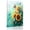 Yellow Teal, variant on Canvas Wall Art, Yellow Sunflower Butterfly Framed Canvas Prints for Hallway Living Room, Teal Ocean Vintage Abstract Gallery Wrapped Wall Decor for Home Office, Gifts, 20"x30" Ship Next Day