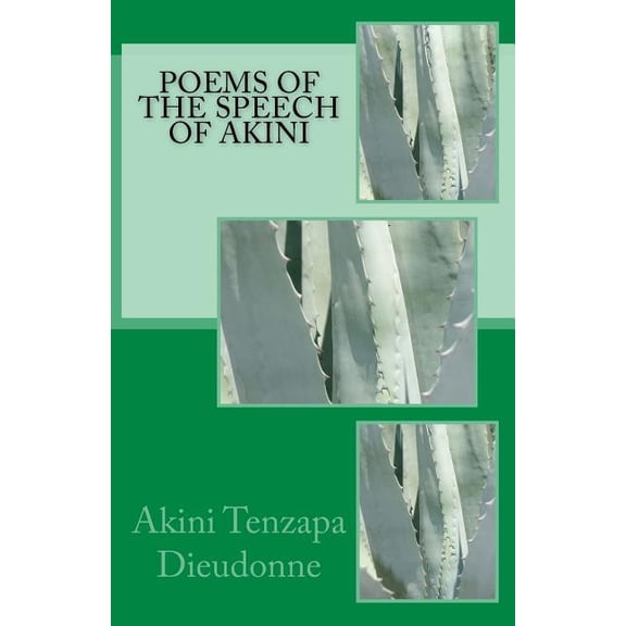 Poems Of The Speech Of Akini, (Paperback)