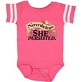 thumbnail image 3 of Inktastic Nevertheless, She Persisted with Flowers Boys or Girls Baby Bodysuit, 3 of 5
