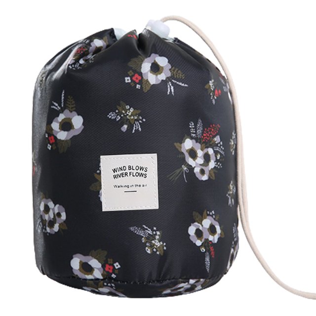 Lojalitet Bolsa de cosméticos multifuncional con cilindro con cordón portátil