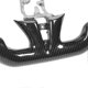 thumbnail image 3 of Hydro Dip Carbon Fiber Look Steering Wheel Perforated Leather Replacement For Infiniti Q50 2014 to 2016, 3 of 5