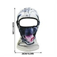 thumbnail image 2 of 3D Animal Ski Face for Music Festivals Raves Halloween Parties and Outdoor Activities - for Skiing Adventures and Event, 2 of 3