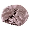 thumbnail image 3 of MEGICOT 100% Mulberry Silk Double Layer Sleep Cap with Elastic Band, Hair Care Bonnet for Natural Hair Curly Hair, 3 of 9