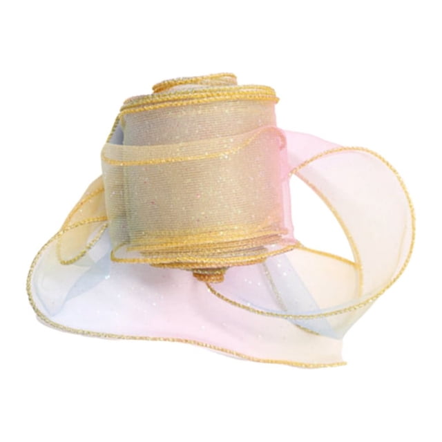 Cintas con brillantina, cinta arcoíris, hermosa cinta, cinta para manualidades, cinta para regalo de boda