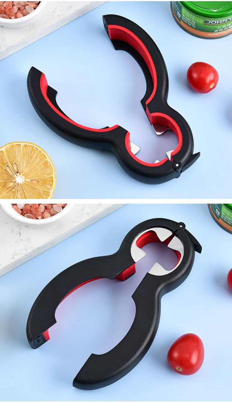 FRKSMD-8-in-1 Multifunctional Can Opener, Stainless Steel PP, Bottle Opener。
