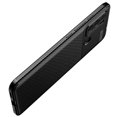 thumbnail image 5 of Funda de TPU con textura de fibra de carbono para Motorola Moto G60, color negro, 5 of 5