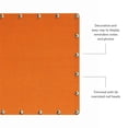 thumbnail image 3 of Linon Tableau d'Affichage en Toile de Jute avec Clous Argentés Brillants en Orange, 3 of 14