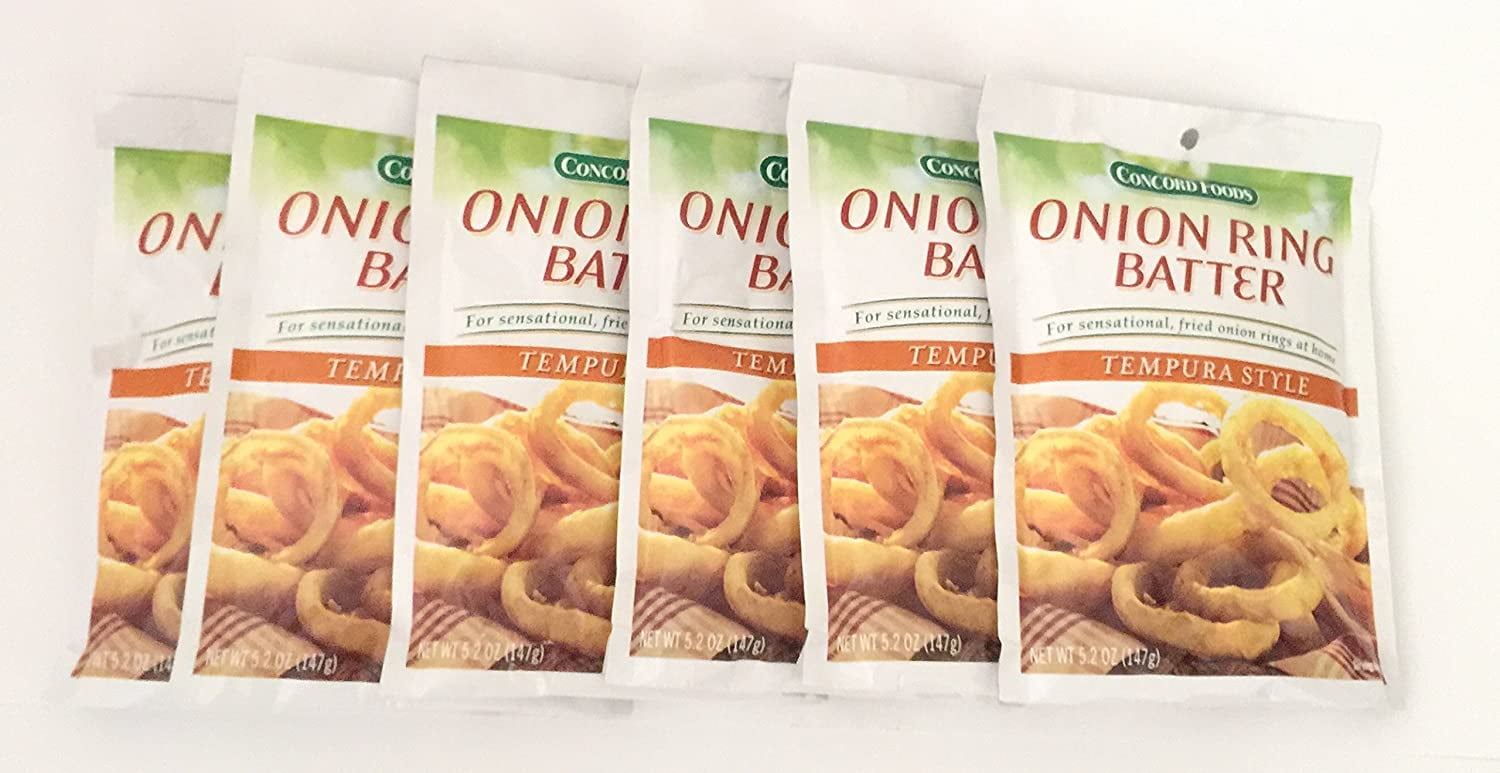 , Onion Ring Batter Mix, Tempura Style, 5.2Oz Packet (Pack Of 6