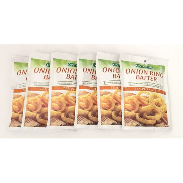 , Onion Ring Batter Mix, Tempura Style, 5.2Oz Packet (Pack Of 6