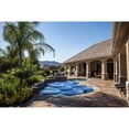thumbnail image 3 of Solar Sun Rings UV Resistant Swimming Pool Spa Circular Solar Cover, Blue, 3 of 8