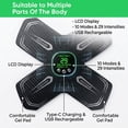 thumbnail image 2 of Intelligent EMS Muscle Relaxer Pad, Multi-Mode Electronic Pulse Body Massager for Back Shoulder Arm Leg Relaxation, 2 of 9
