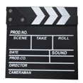 thumbnail image 1 of Planche à Clapet en Bois Réutilisable Accessoires Photographiques Planches de Décor Réalisateur Télévision Ardoise Film Vidéo Outils d'Action Clapboard, 1 of 8