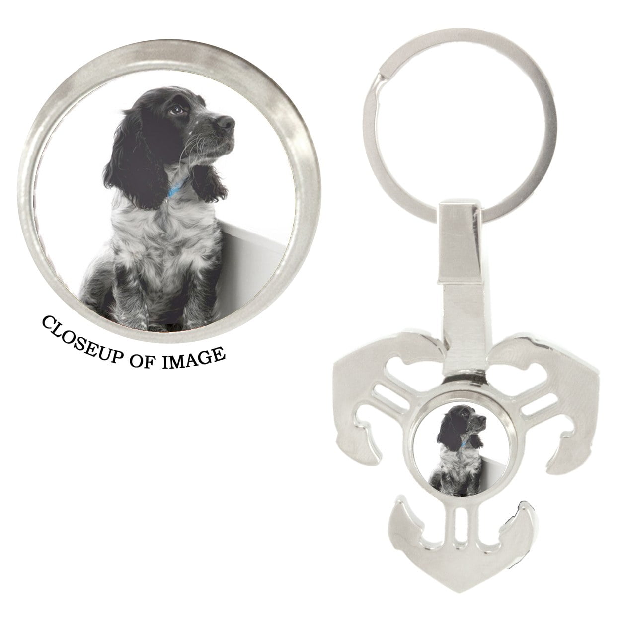 Cocker Spaniel Dogs Pet Animal Puppy Cute Funny Romantic Gift Keychain 