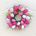 thumbnail image 4 of TERGAYEE Mother's Day Tulips Wreath Mother's Day Door Decoration Simulated Flowers Spring and Summer Wreath Home Decoration Mother's Day Decor Home Decor, 4 of 6