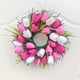 thumbnail image 4 of Corona de tulipanes para el Día de la Madre, decoración de puerta para el Día de la Madre, flores simuladas, corona de primavera y verano, decoración del hogar, 4 of 6