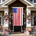 thumbnail image 3 of Outdor Illuminated Flagpole Banner With Built In LED Lights For Outdoor Display Heavy Duty Wind Home Garden Commercial Use, 3 of 4