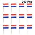 thumbnail image 2 of 200pcs Toothpick Flag Picks Flag Food Toothpicks Party Accessory (3.5 x 6.5 CM）, 2 of 9