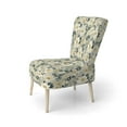 thumbnail image 3 of Designart "Radiant Poppy Bloom Cheer I" Chaise d'Appoint Blanche à Fleurs - Fauteuil de Cottage pour Chambre, 3 of 7