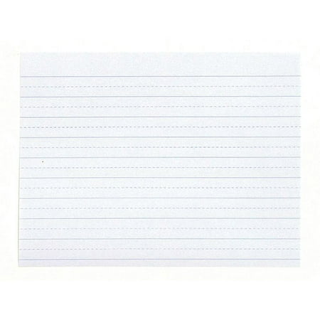 School Smart Lined Writing Paper, No Margin, 10-1/2 x 8 Inches, 500