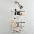 thumbnail image 2 of Bath Bliss Prince Style Iron Shower Caddy in Satin Nickel, 2 of 3