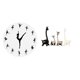 thumbnail image 1 of Reloj de pared con bailarina bailando, decoración de alce, ciervo, estatua de cerámica, jirafa, esculturas, estante, adorno adecuado para sala de esta, 1 of 8