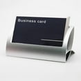 thumbnail image 3 of Porta tarjetas de visita,Soporte de exhibición para tarjetas de visita de aleación de aluminio,Portatarjetas de visita moderno de aluminio para escritorio de oficina,Soporte de exhibición de, 3 of 8