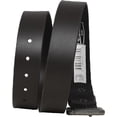 thumbnail image 3 of First Mfg Co, Stylish Genuine Leather Belts for Men, Perfect for Every Outfit, Black - 38, 3 of 4