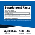 thumbnail image 2 of Creatina Monohidratada De Alta Fuerza 180 Cápsulas 3000mg, 2 of 6