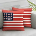 thumbnail image 2 of of July Pillow Cover Statue of Liberty American Flag Decorative Cushion Case for Home Sofa Couch Patriotic Decor, 2 of 6