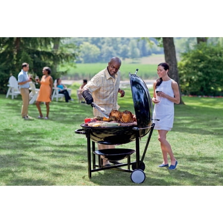 Weber Ranch Kettle 37'' Charcoal Grill - Image 4