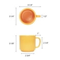 thumbnail image 2 of Excellante Color Yellow melamine dinnerware collection 10 oz mug, comes in dozen, 2 of 2