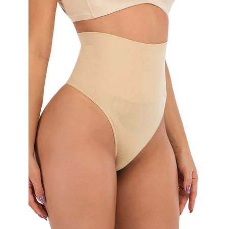 YouLoveIt Women High Waist Butt Lifter Body Shorts Tummy Control Panties Thong Shapewear Enhancer Panties Slimming Underwear Seamless Slimmer Panty