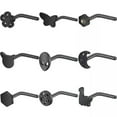 thumbnail image 6 of QQTDFG 9Pcs/Set 20g Stainless Steel Nose Stud I/L/S-Shape Nostril Piercings Jewelry-Multicolor-I shape, 6 of 9