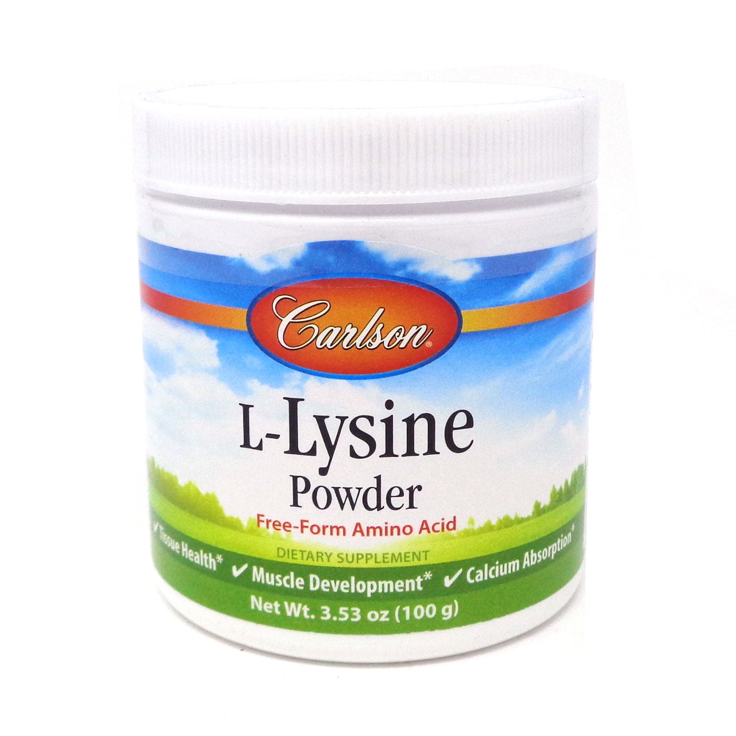 Carlson Labs - L-Lysine Amino Acid Powder - 100 Grams